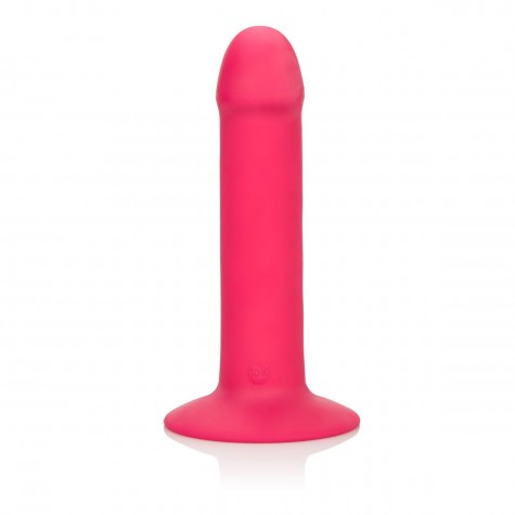 Розовый перезаряжаемый фаллоимитатор Luxe Touch-Sensitive Vibrator - 16,5 см.